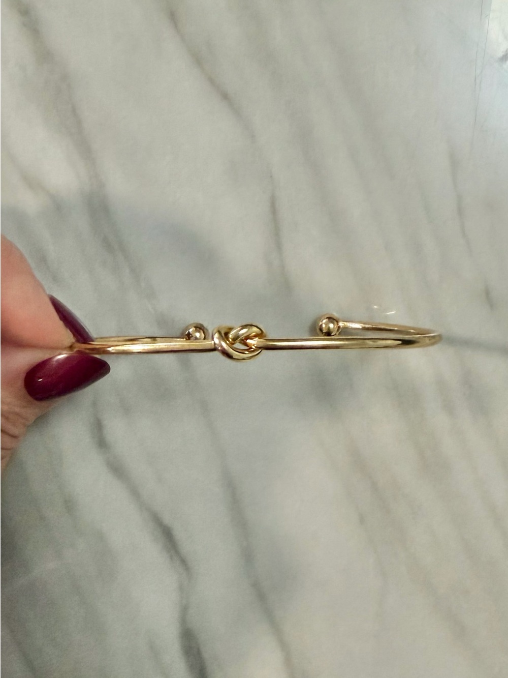 New Gold Knot Open Cuff Bracelet Bangle